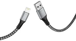 Фото: Кабель T-PHOX AM / Lightning 1m Grey (T-L814 grey) № 3 | KTC