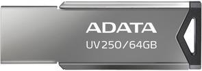 Флешка USB A-Data UV250 64GB AUV250-64G-RBK Metal Black