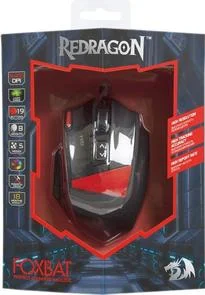 Фото: Миша Redragon Foxbat Black/Red (70346) № 4 | KTC