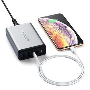 Зарядний пристрій Satechi Travel Charger 2xUSB 2xUSB-C 75W (ST-MC2TCAM)