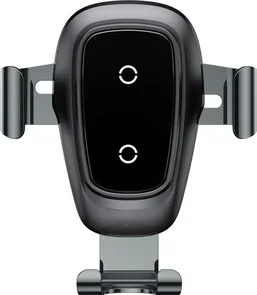 Фото: Кріплення для мобільного телефону Baseus Wireless Charger Gravity Car Mount Black (WXYL-B0A) № 2 | KTC