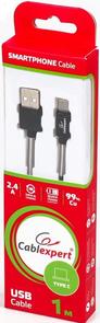 Кабель Cablexpert AM / Micro USB 1m CCPB-M-USB-06BK Black