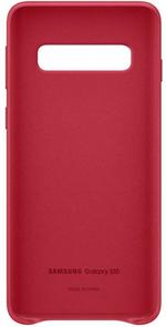 Чохол-накладка Samsung для Galaxy S10 (G973) - Leather Cover Red