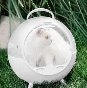 Фото: Сумка для котів Xiaomi Furrytail Tail Life Cat's Moving Castle Cat Bag White № 2 | KTC