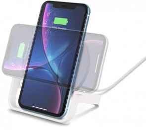 Зарядний пристрій Belkin BOOST UP Wireless Charging Stand 10W (F7U083VFWHT)