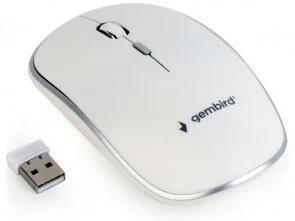 Фото: Миша Gembird MUSW-4B-01-W White № 2 | KTC