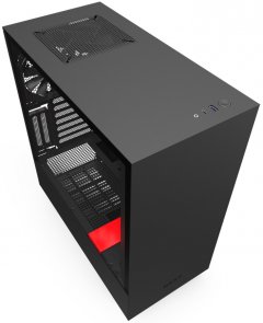 Корпус для ПК NZXT H510i Matte Black/Red with window (CA-H510i-BR)