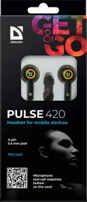 Фото: Навушники Defender Pulse 420 Black/Yellow (63421) № 2 | KTC