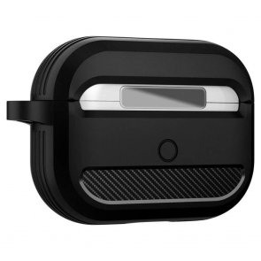 Чохол для Airpods Pro Spigen - Rugged Armor Black (ASD00540)