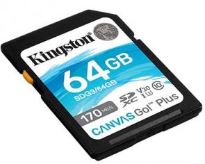 Карта пам'яті Kingston Canvas Go Plus SDXC 64GB (SDG3/64GB)