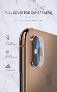 Захисне скло для камери Blueo iPhone Xs/Xs Max - Clear