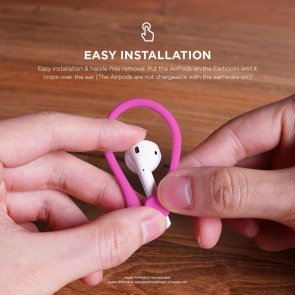 Тримач Elago Earhook for Apple Airpods Hot Pink (EAP-HOOKS-HPK)