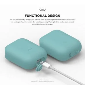 Фото: Чохол Elago for Airpods - Waterproof Case Coral Blue № 6 | KTC