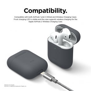 Чохол Elago for Airpods - Skinny Case Dark Gray (EAPSK-BA-DGY)