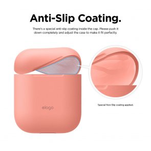 Чохол Elago for Airpods - Skinny Case Peach (EAPSK-BA-PE )