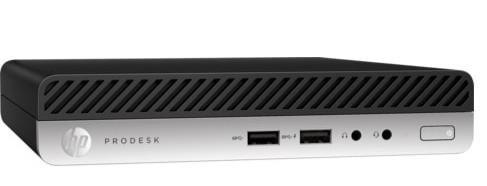 ПК HP ProDesk 400 G5 DM Intel Core i3-9100T 3.1-3.7 GHz/8GB/SSD 256GB/UHD 630/No ODD/DOS CB/MS