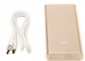 Батарея універсальна PowerPlant Q1S 10200mAh Gold (DV00PB0005G)