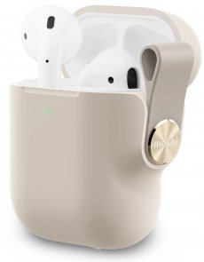 Чохол для Airpods Moshi - Pebbo Case Savanna Beige (99MO123161)