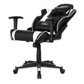 Крісло DXRACER NEX EC/OK134/NW PU Black/White (EC-O134-NW-K3-303)