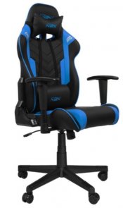 Крісло ігрове DXRacer NEX EC/OK134/NB, PU шкіра, Black/Blue