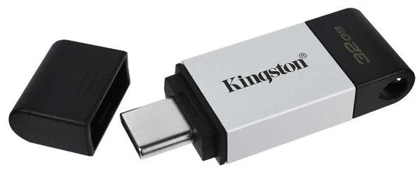 Фото: Флешка USB Kingston DataTraveler 80 32GB Silver (DT80/32GB) № 4 | KTC