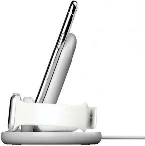 Фото: Бездротова зарядна станція Belkin 3in1 Wireless Pad/Stand/Apple Watch White (WIZ001VFWH) № 3 | KTC