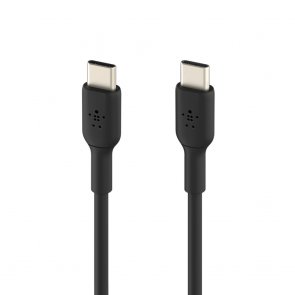 Кабель USB Type-C (CM/CM) 1м, Belkin PVC, Black