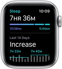 Смарт годинник Apple Watch Series SE GPS 44mm Silver Aluminium Case with White Sport Band (MYDQ2)