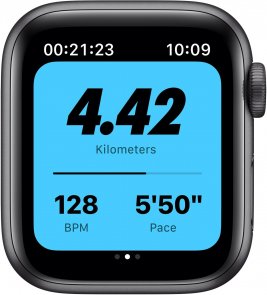 Смарт годинник Apple Watch Nike Series 6 GPS 40mm Space Gray Aluminium Case with Anthracite/Black (M00X3)