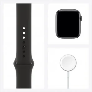 Фото: Смарт годинник Apple Watch Series 6 GPS 44mm Space Grey Aluminium with Black Sport Band (M00H3) № 7 | KTC
