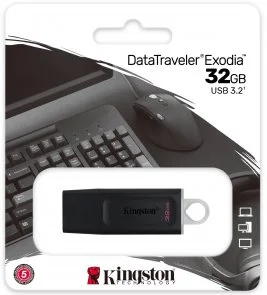 Фото: Флешка USB Kingston DataTraveler Exodia 32GB Black/White (DTX/32GB) № 4 | KTC