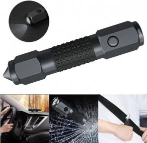 Мультитул автомобільний Xiaomi Anao A10 Safety Hammer Flashlight Black