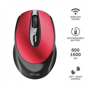 Фото: Миша Trust Zaya Wireless Red (24019_TRUST) № 3 | KTC