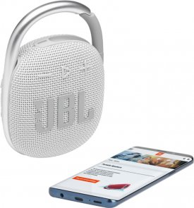 Портативна акустика JBL Clip 4 White (JBLCLIP4WHT)