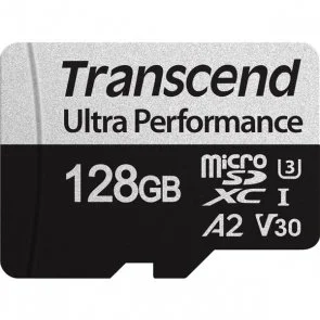Фото: FLASH пам'ять Transcend Ultra Performance 340S Micro SDXC 128GB with adapter (TS128GUSD340S) № 2 | KTC