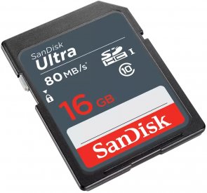 Карта пам'яті SanDisk SDHC C10 UHS-I 16GB (SDSDUNS-016G-GN3IN)