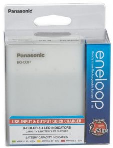 Зарядний пристрій Panasonic BQ-CC87 (4xAA 1900mAh) (K-KJ87MCC40USB)