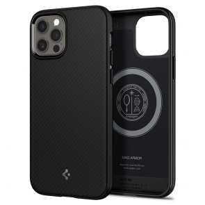 Чохол Spigen for Apple iPhone 12/12 Pro - Mag Armor Black (ACS01865)