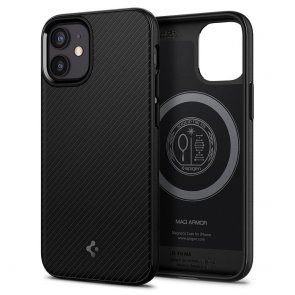 Чохол Spigen for Apple iPhone 12 Mini - Mag Armor Black (ACS01866)