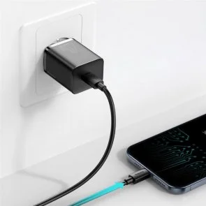 Фото: Зарядний пристрій Baseus Super Si Quick Charger PD 20W Black (CCSUP-B01) № 7 | KTC