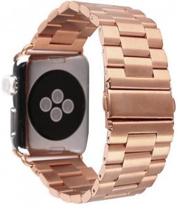 Ремінець HiC for Apple Watch 38/40mm - Stainless Steel Classic Band Rose Gold