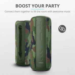 Фото: Портативна колонка Trust Caro Max Powerful Bluetooth Camo (23960_TRUST) № 4 | KTC