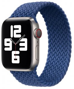 HiC for Apple Watch 41/40/38mm - Braided Solo Loop Atlantic Blue - Size M