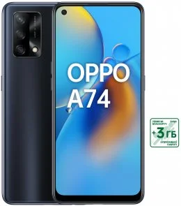 Фото: Смартфон OPPO A74 4/128GB Prism Black № 2 | KTC