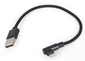 Кабель Cablexpert AM / Lightning 0.2m Black (CC-USB2-AMLML-0.2M)