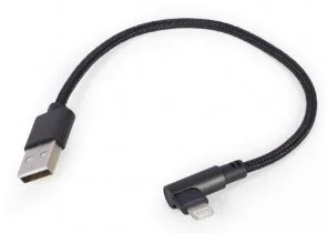 Фото: Кабель Cablexpert AM / Lightning 0.2m Black (CC-USB2-AMLML-0.2M) № 2 | KTC
