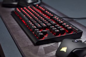 Клавіатура Corsair K63 Cherry MX Red LED RU USB Black (CH-9115020-RU)