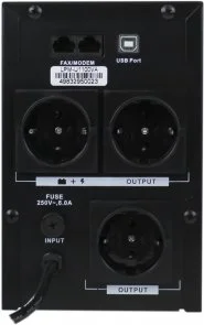Фото: ДБЖ Logicpower LPM-U1100VA Black ( LPM-U1100VA) № 4 | KTC