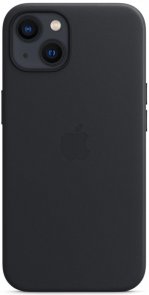 Чохол Apple for iPhone 13 - Leather Case with MagSafe Midnight (MM183)