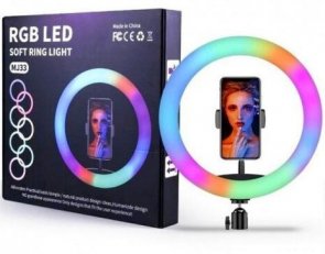 Світлодіодне селфі-кільце China RGB 33cm